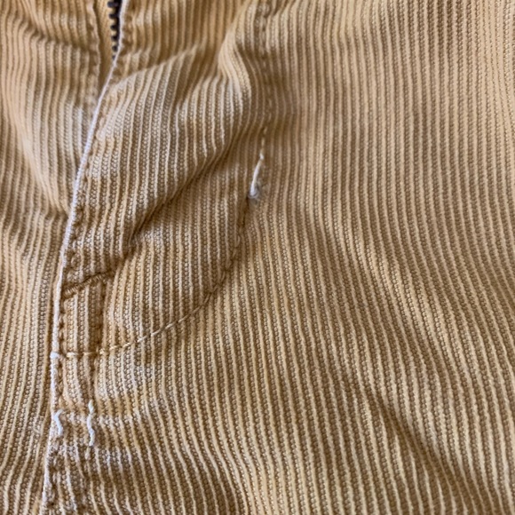 Madewell Skinny Cropped Corduroy yellow Pants - Picture 9 of 12